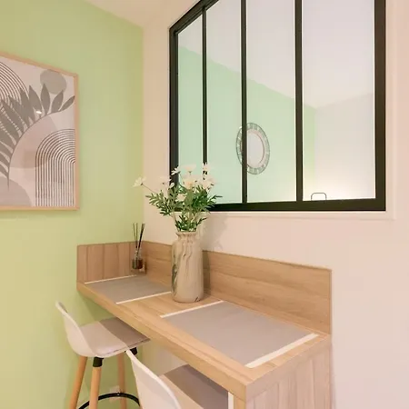 דירה Le Nid - Air Conditioning - Ground Floor בורג-אן-ברס