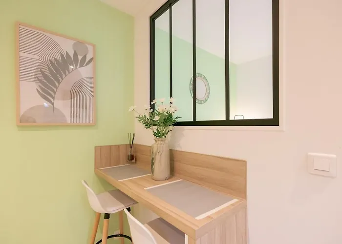 דירה Le Nid - Air Conditioning - Ground Floor בורג-אן-ברס
